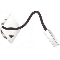 Φωτιστικό Τοίχου LED Εύκαμπτο 3W 230V 240lm Θερμό Φως Χρώμιο 5894